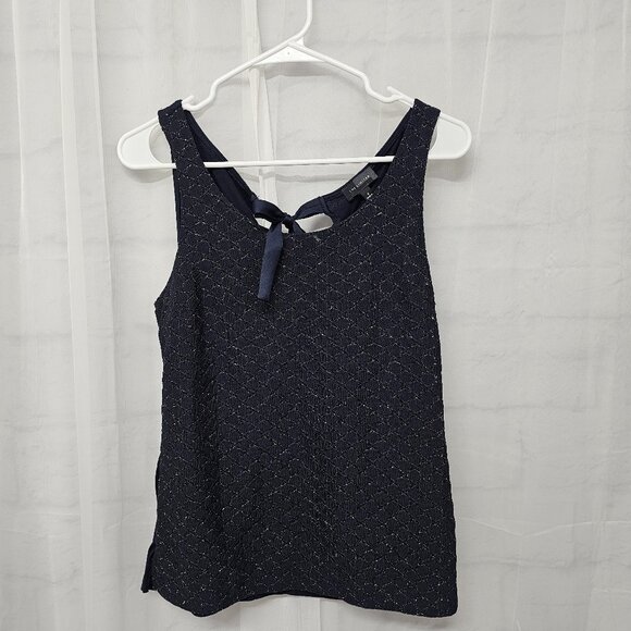 The Limited Y2K Tank Top Navy Blue Metallic Fairy Goth Boho S - Picture 7 of 11